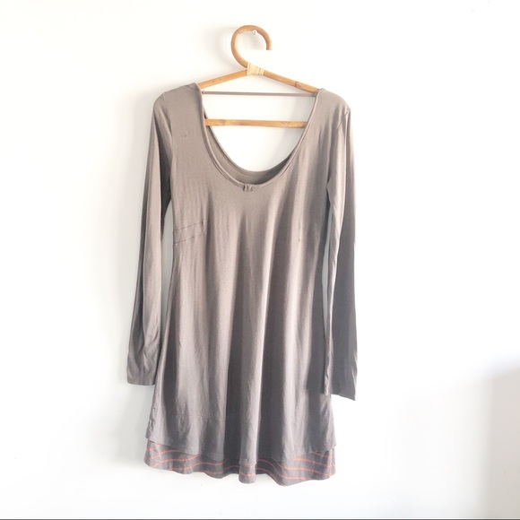 Hurley Striped Layered Surf Tunic Top S - Picture 2 of 7